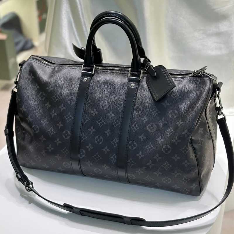 Designer KeePall 45 50 Travel bag High Quality Monogram Denim Travelling bag Fashion Duffel Bags large capacity luggage bag waterproof handbag Casua