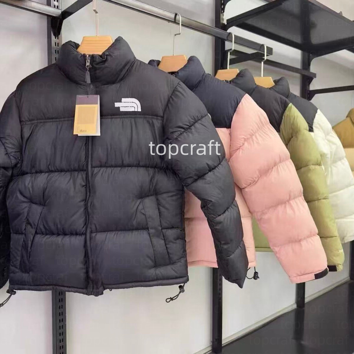 Designer 1996 north Puffer Womens NF Designer Down Coat Mens Facejacketdesigner Overshirt Outdoor Sports Puffy Jackets Winter Warm Stand Collar Wind