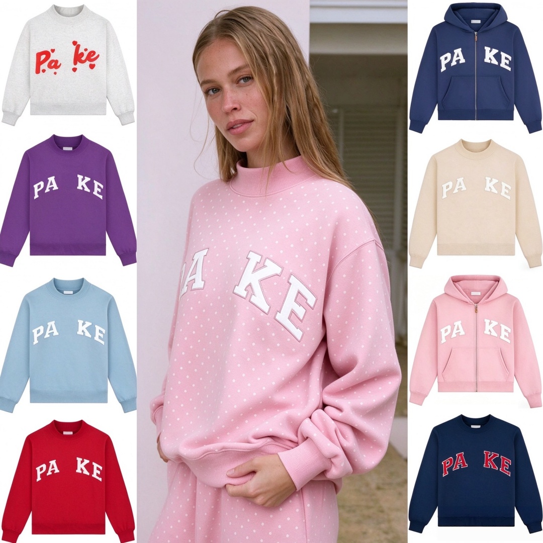 Sweat-shirt à col montant pour femme - Pull surdimensionné à pois avec épaules tombantes et manches longues - Streetwear ample pour l'automne et