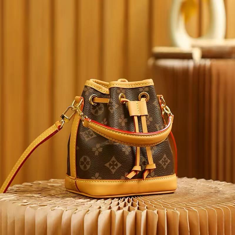 Luxury Top Designer bag Nano noe Crossbody Shoulder Bag Women Mini drawstring bucket bags Luxury vintage classic Handbag Messenger Bags Tote Bag Fas