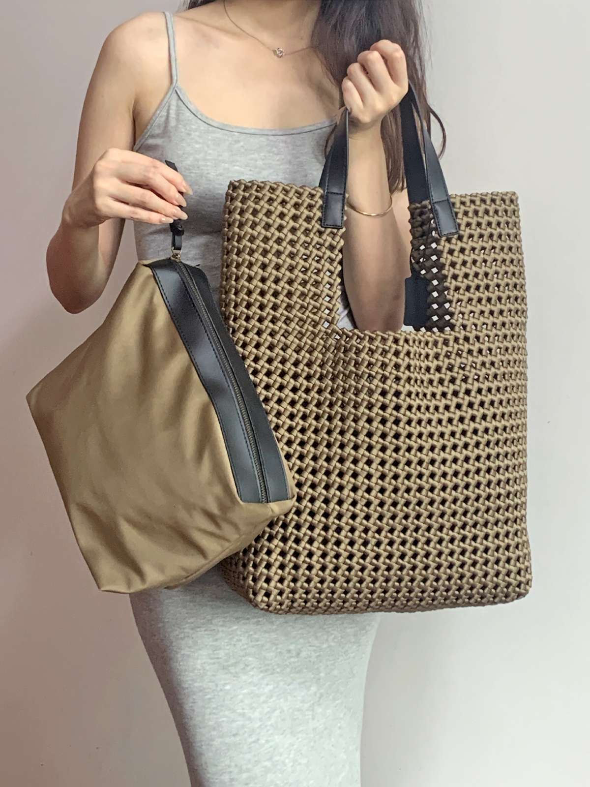 Women S Designer Luxury Festa Neoprene Woven Large Women Bag Tote Bucket Bags Mistress Gift Handbag KABAHEBINGJUE