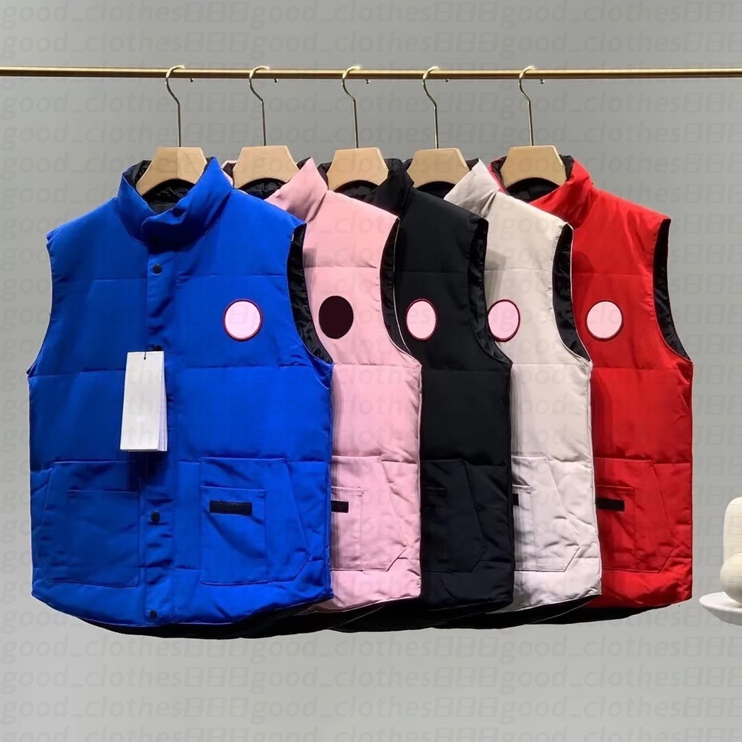 Winter gilet mens vest designer down jacket luxury woman feather filled material coat embroidered badge body warmer outerwear full label jackets bod