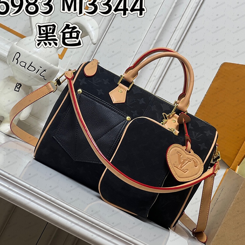 15A Multicolor Sspeedys Soft 30 pillow bag Womens shoulder crossbody bag Luxury designer handbag mirror quality p9 bandouliere monogram boston bag t