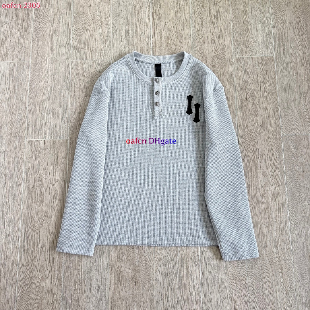 Men's T-Shirts Henley Shirt Casual Solid Breathable High Quality t Shirts Regular Fit Long Sleeve Basic Tops Tees Mattyboy Waffle Graffiti Long