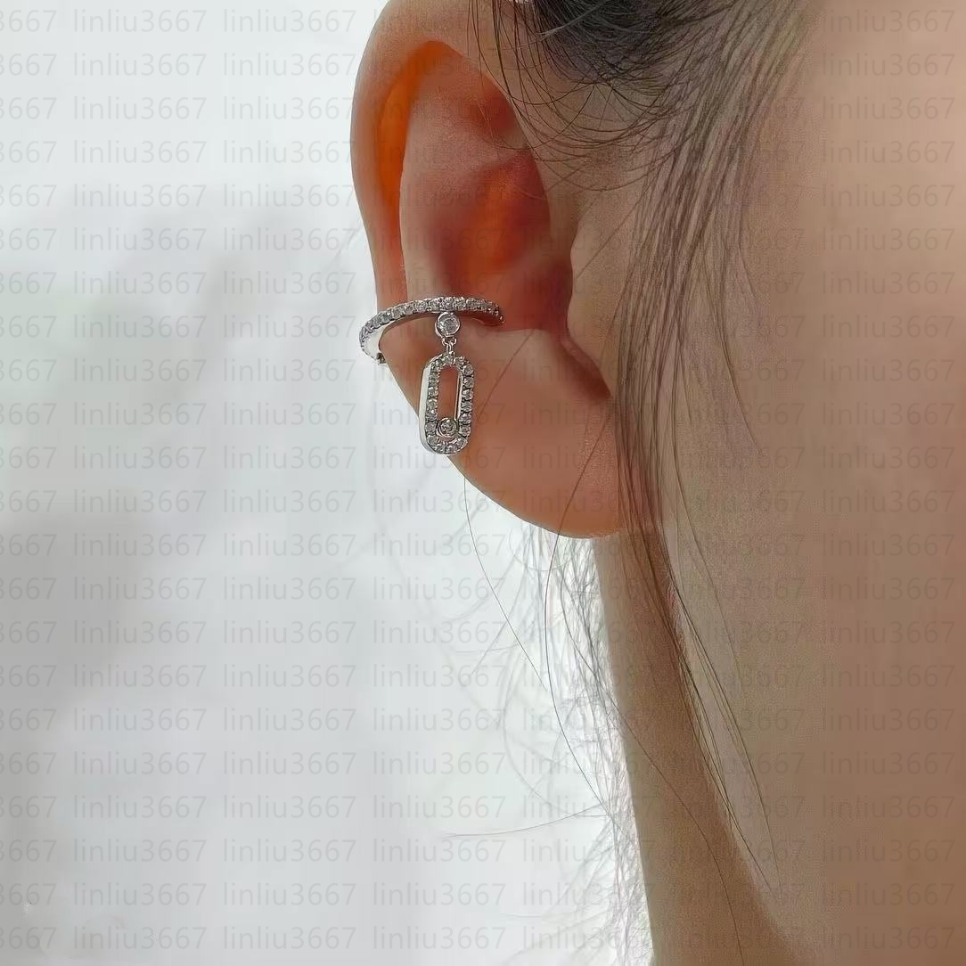 Boucles d'oreilles de créateur pour femmes, cadeau avec boîte, boucles d'oreilles en argent meisske 18 carats, petites boucles d'oreilles en or r