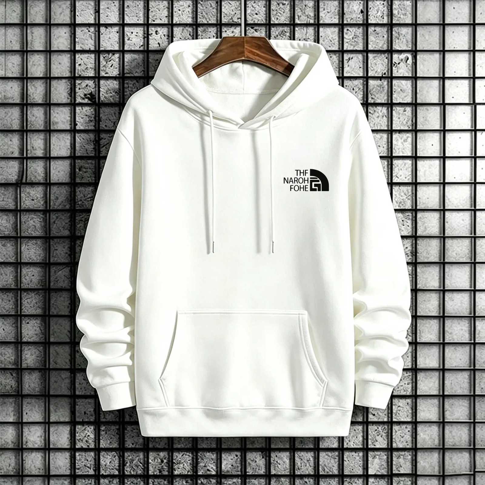 Men's Hoodies Sweatshirts Men's Hoodie Autumn Winter High Grade Warm Sweatshirt Male Daily Casual Fashion Pullover Outdoor Gym Fitness Spo
