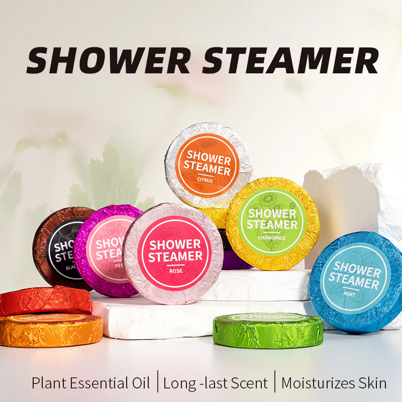 Vapeurs de douche, comprimés d'aromathérapie de douche pour salle de bain, vapeurs de douche parfumées avec plusieurs parfums, vente en gros, pet