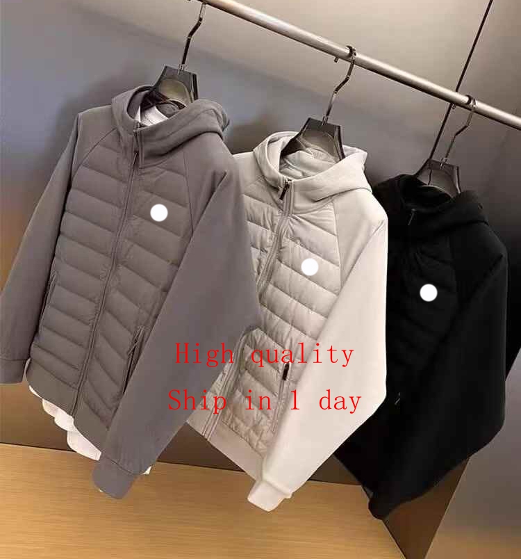 Designer Mens Jackets Hoody Coat Mens Jacket QR Code Cotton Autumn Spring Jackets For Man Zippers Full-Zip Hiking Travel Windproof Male Outwears Coa