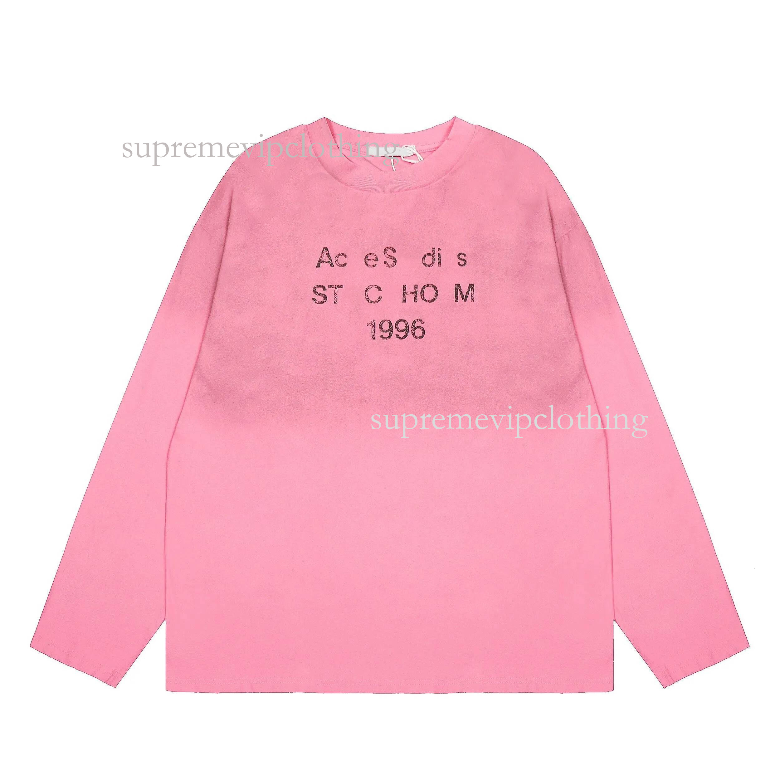 Acneastudios Long Sleeve T Shirt 2026 New Designer Pullover Luxury Graphic Tee Acneshire long sleeved shirt Hoodie Street Spring Autumn Commuting An