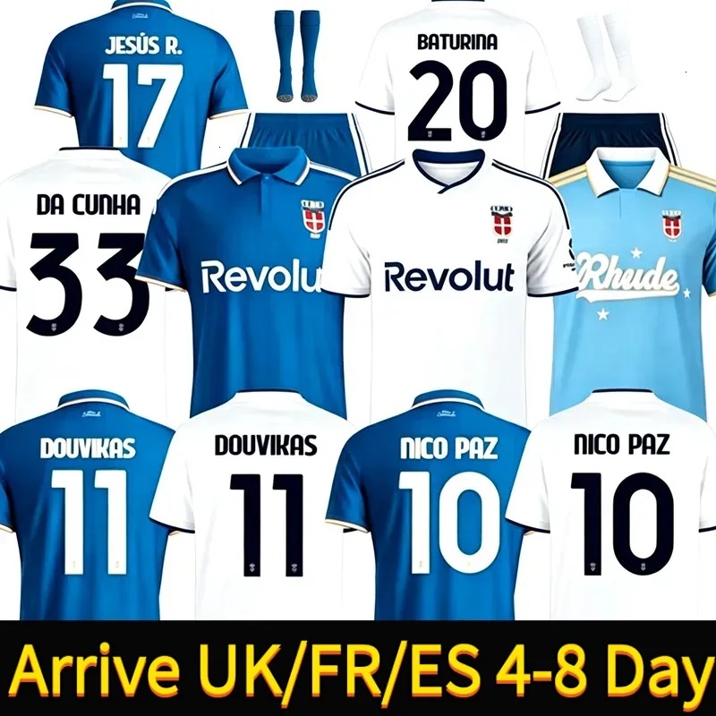 Como 26 27 Jersey Home Troisième Quatrième Maillots de football Nico Paz Perrone Verdi Baselli Hommes Enfants Maillots de football Kit S-4XL MORA