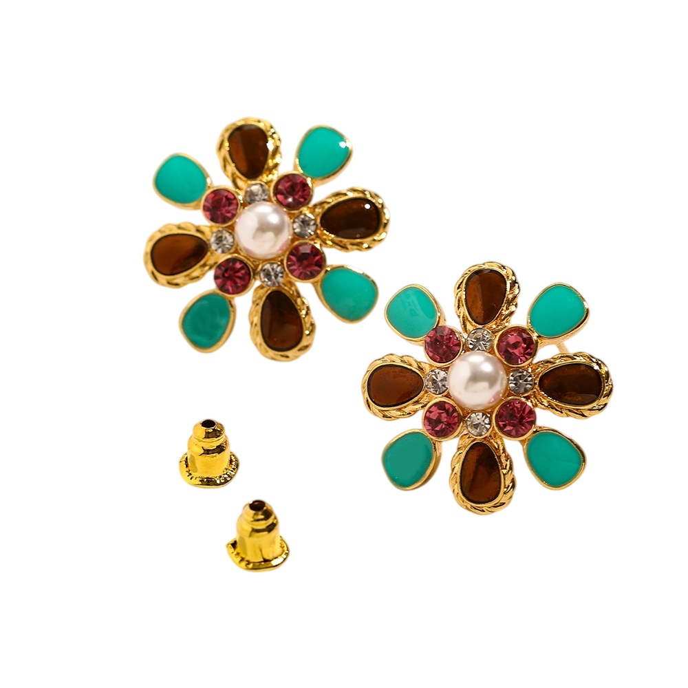 Pendentif boucle d'oreille perle boucles d'oreilles bijoux femme designer boucle d'oreille design Saturn Pearl Light Style de luxe femmes boucles