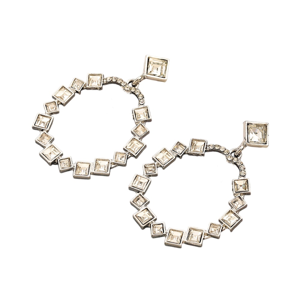 Boucle d'oreille en diamant desinger bijoux pour hommes boucles d'oreilles classique S925 argent six griffes incrustées de boucles d'oreilles en