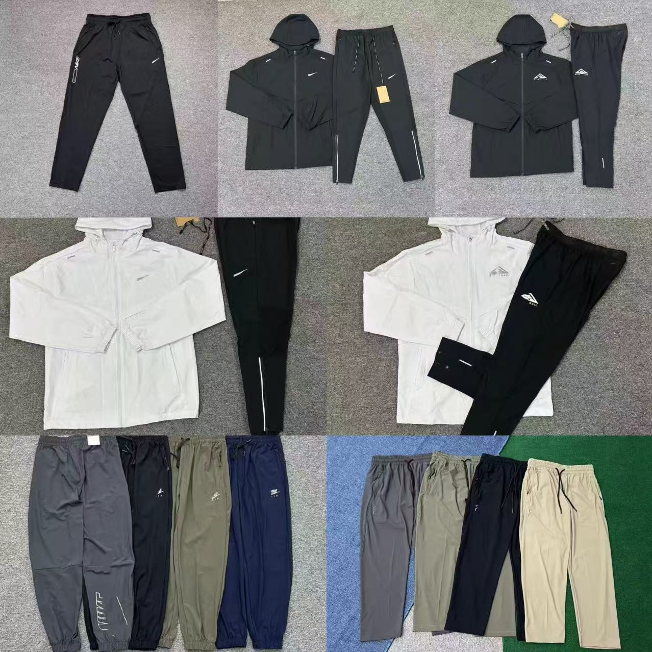 Quick-dry sportswear designer's new hoodie, ice silk lightweight jacket, quick-dry breathable casual sports set