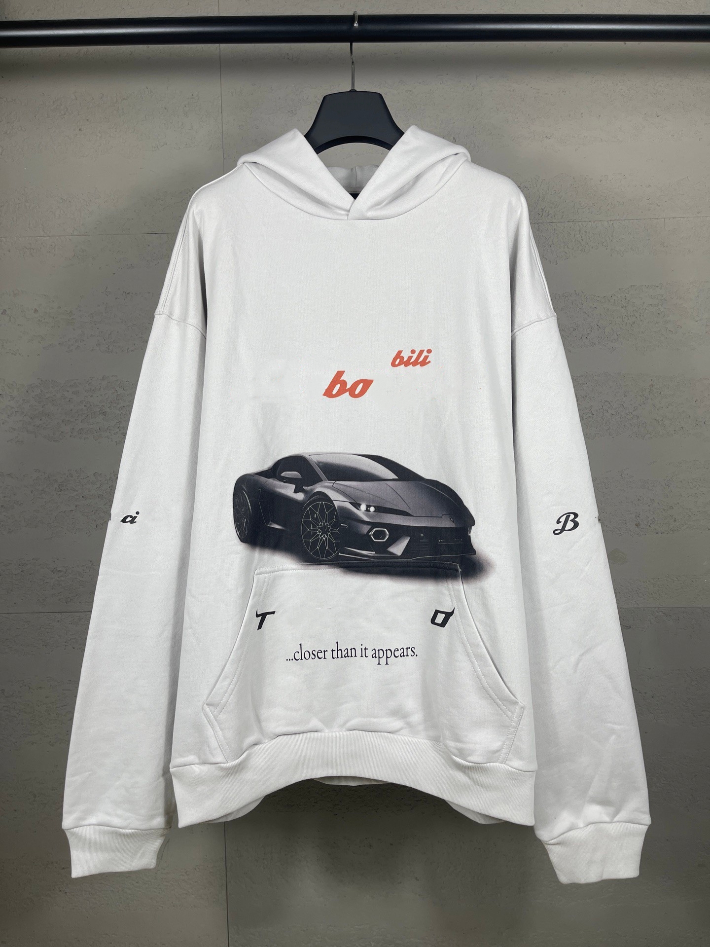 2026 Fall mens Designer Luxury Oversized Hoodie Men Car Print Front Back Graphic Pullover Hooded Sweatshirt Streetwear