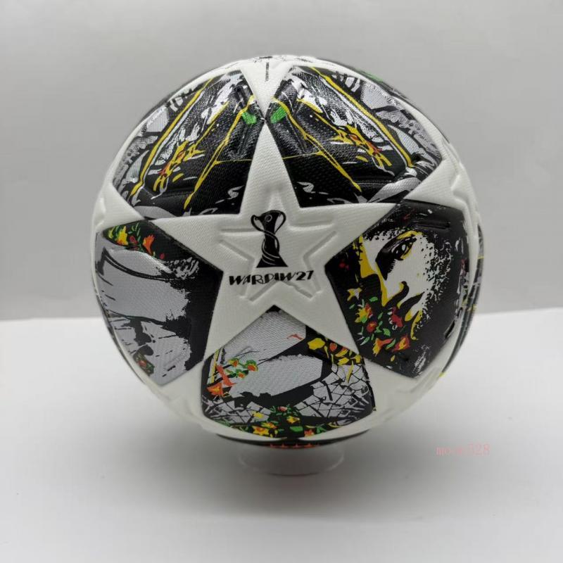 2627 Soccer Ball PU Leather Standard Size 5 Seamless Thermal Bonded Match Training Football Bulk Wholesale