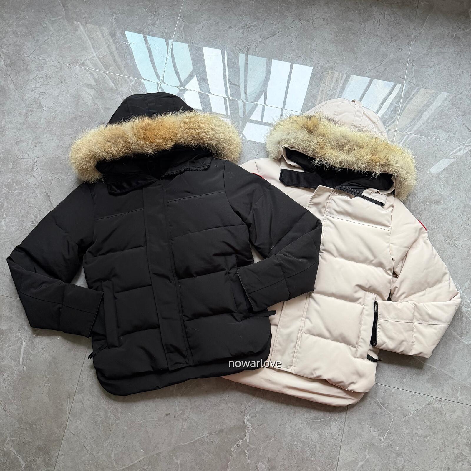 Down Jacket Designer Women Men gocecoat Puffer Jackets Winter Parka Coat Real Wolf Fur Outdoor Wyndham Windbreaker Outerwear Removable Hooded XS-3XL