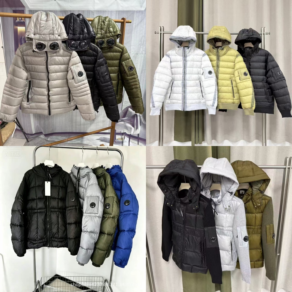 designer jacket men windbreaker puffer jacket with lens unisex high quality autumn winter jacket thick warm down cotton padded gilet vest british st