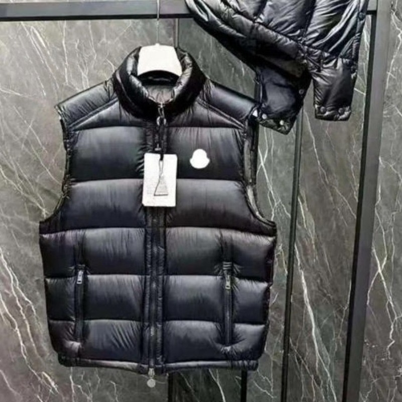 Designer Men Vest Embroidery Patch Removable Hood Mens Vests Women Gilet Maglia White Duck Down Puffer Jacket Winter Couple Outfit Waterproof Quick