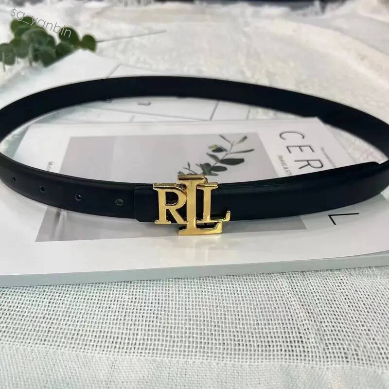 RLL 2025 haute qualité nouvelles ceintures pour et femmes de luxe marque de mode concepteur hommes en cuir ceinture largeur 2 5Cm AAAA Ralphes ch