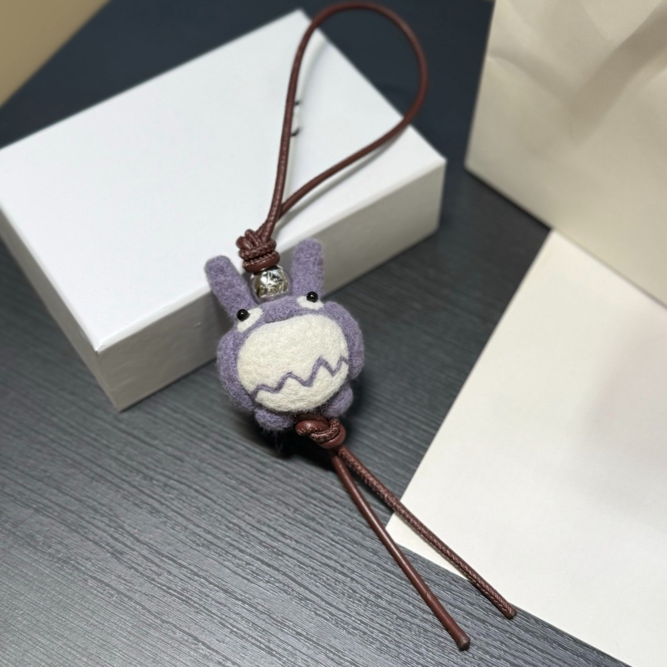 Breloques de sac lavande, porte-clés classiques, lanières de Style à la mode, pendentif de styliste pour femme, accessoires de sac à main mignons