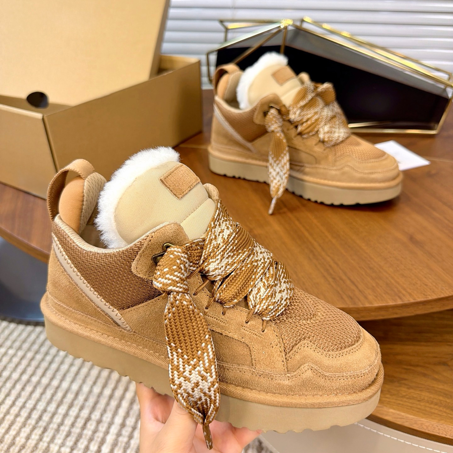 Designer Mel Sneakers Trainers Casual Shoes Boots Tasman Tazz Slippers Womens Baskets Sand Wool Sheepskin Winter Runner Size 35-40
