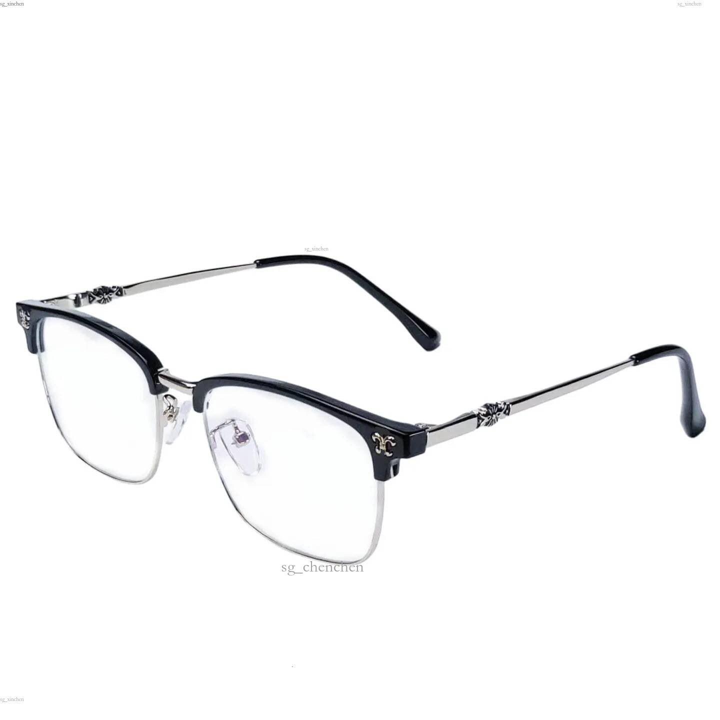 Designer For Women Men Business Anti blue Light Flat Mirror Glasses Square Frame Sunglasses KA8866