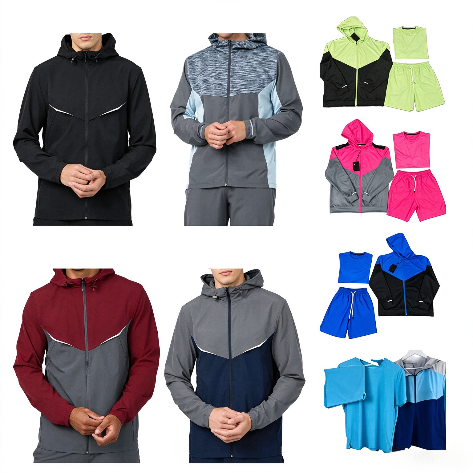 High quality tracksuit Latest model tech tracksuit 3 piece set tracksuit sports fiess jogging suit quick dry sportswear sweatpantt 09