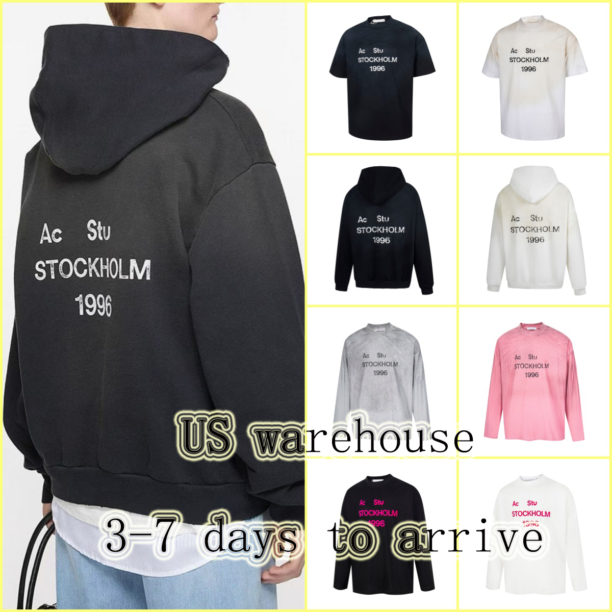 Designer t shirt Hoodie Letter Printed hoodie Fashion Spring Long Sleeve Tops Washed Styles hoodies long-sleeved T-shirt