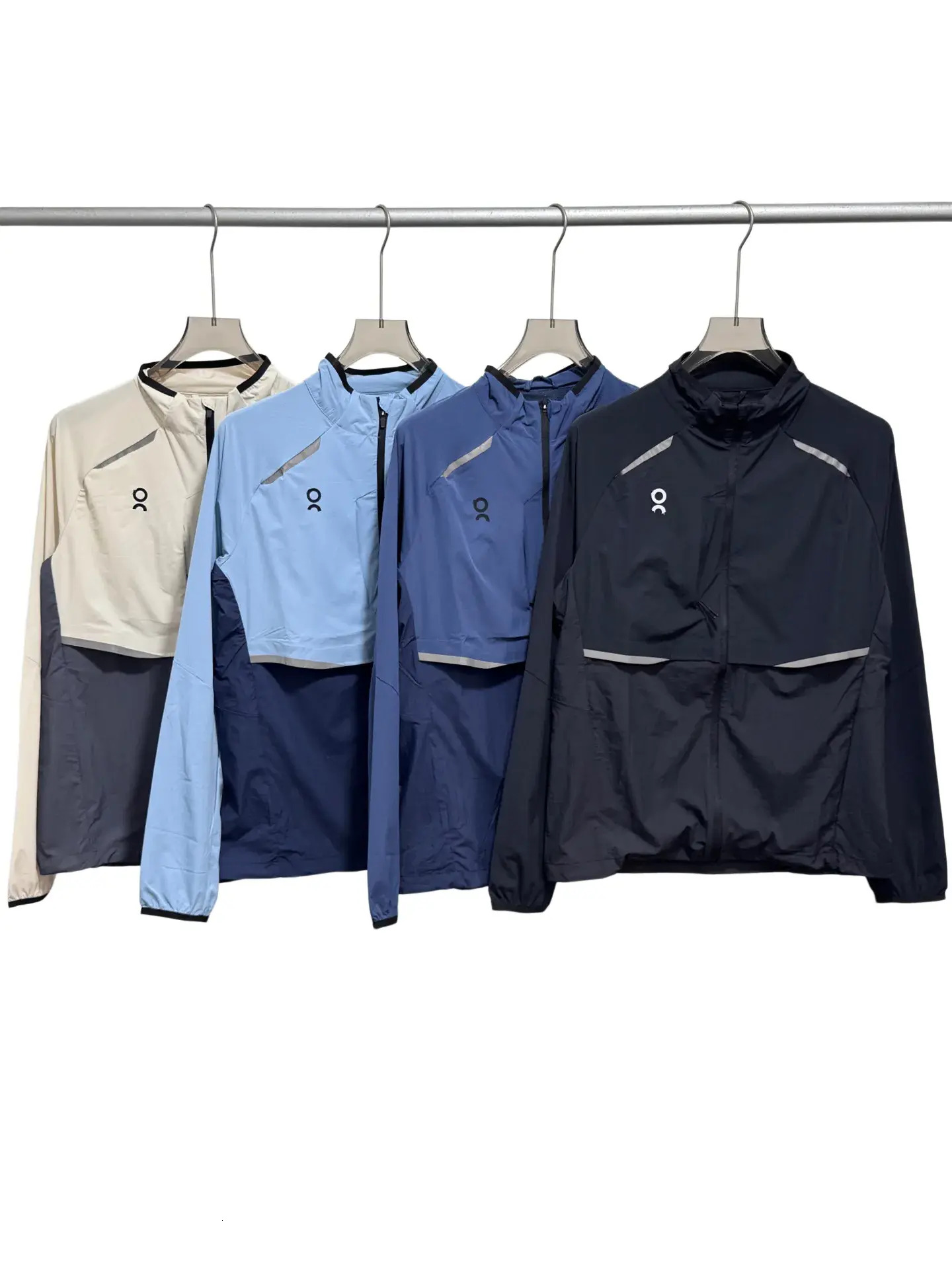 Men Short Jacket Men Short Jacket Windbreaker Men's Jackets Brand Zipper Stand Up Collar Quick Drying Windproof Running Lightweight Outerwear S