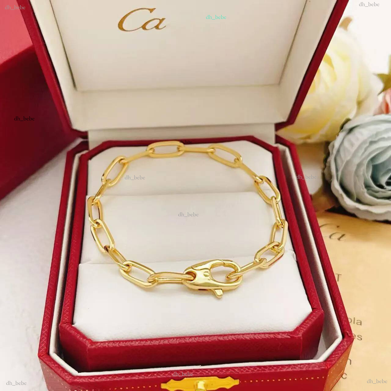 2026for women luxury bangle jewlery designer jewelry gold bracelet Elegant Simple Party Matching couple braceletsAAAAA+