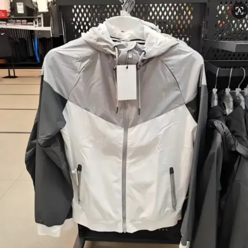 Designer Sport Windbreaker Jacket Man Spring Autumn New Thin Jacket Men Hooded Loose Casual Cardigan Running Men's and Women's Sun Protect