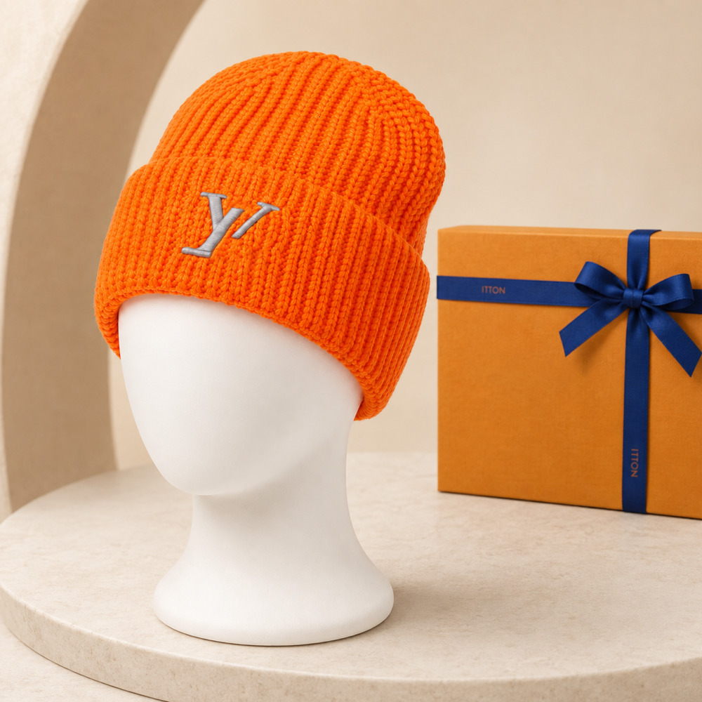 Beanie/Skull Caps Designer Woolen Beanie Hats High quality Knitted Winter Caps for women men letter embroidered skull beret couple hat- Warm Soft Bo