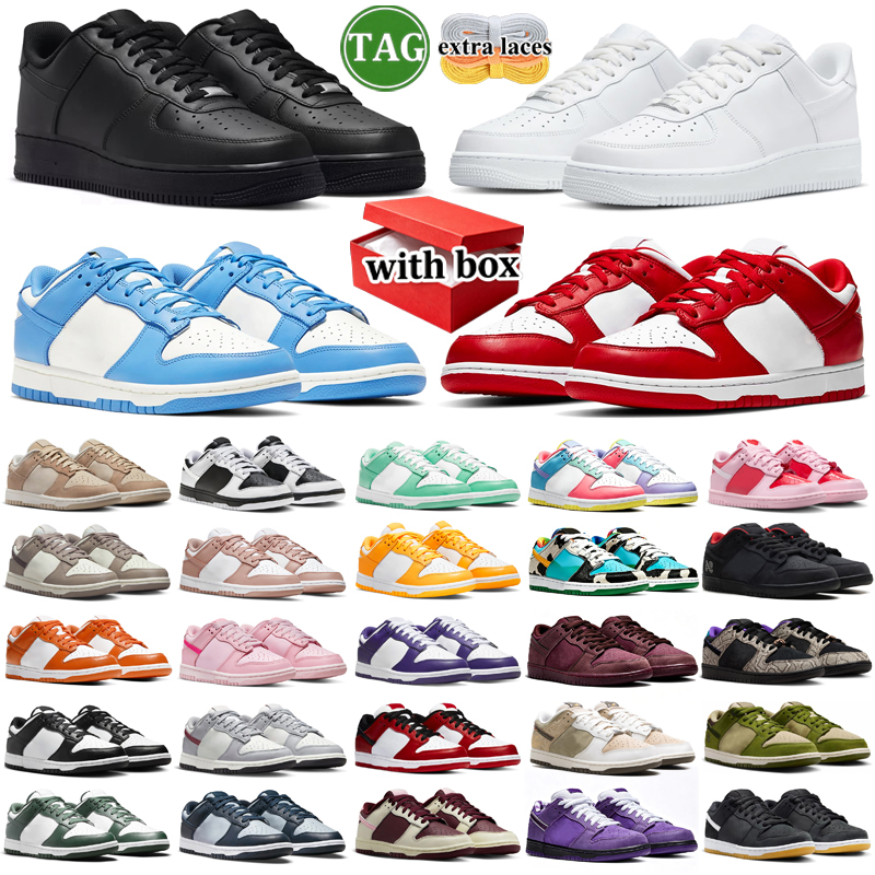 with box 1s designer breathable mesh running shoes women men sneakers lace up trainers lightweight daily outdoor shoes triple white black sand blue