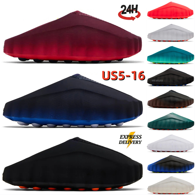 Designer Mind Slides Mens Womens Slippers Sandals Soft Rubber Tech Comfort Light Bone White Team Red Black Smoke Grey Mineral Slate Hyper Royal Summ