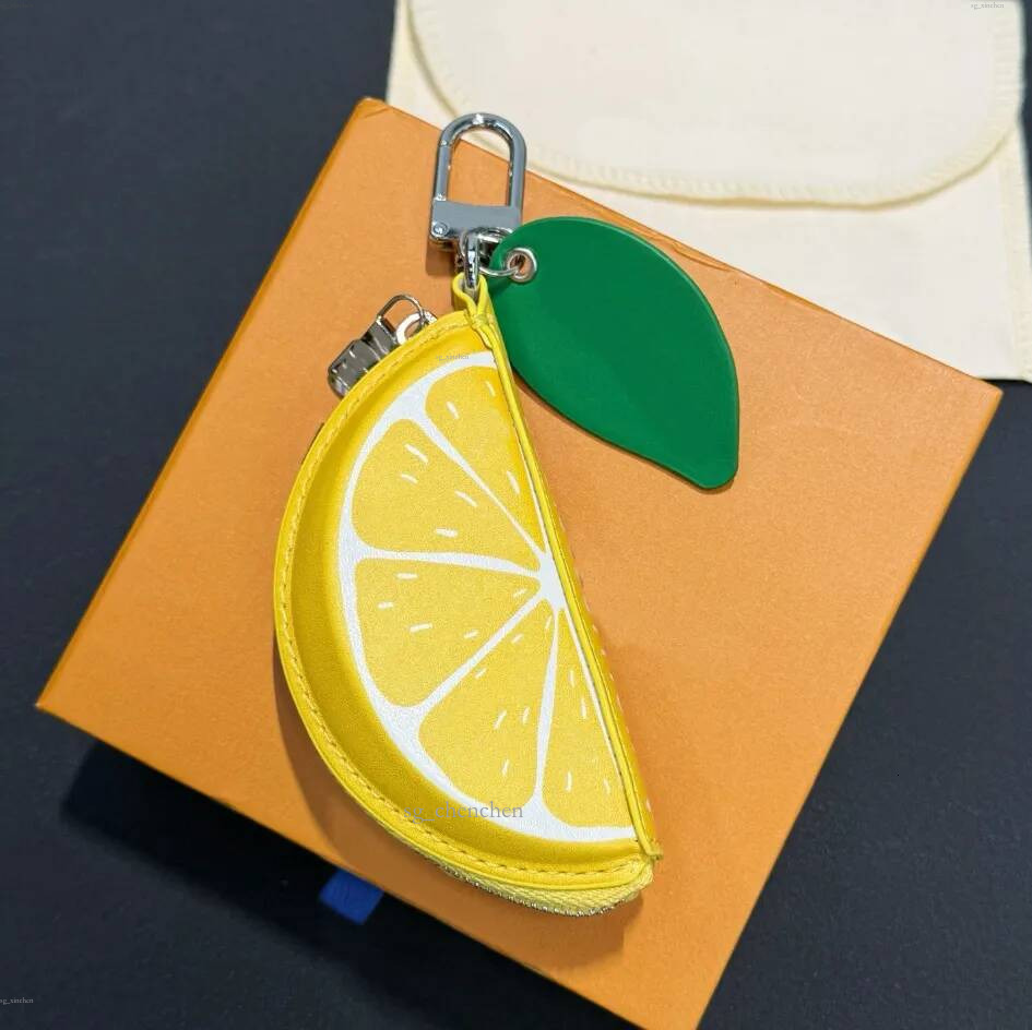 Pour Designer Happy Cool Porte-clés Casual Wonder Femmes Active Nice Charme Citron Luxe Fruit Citron Pochette Sac De Mode Pendentif Hommes Design