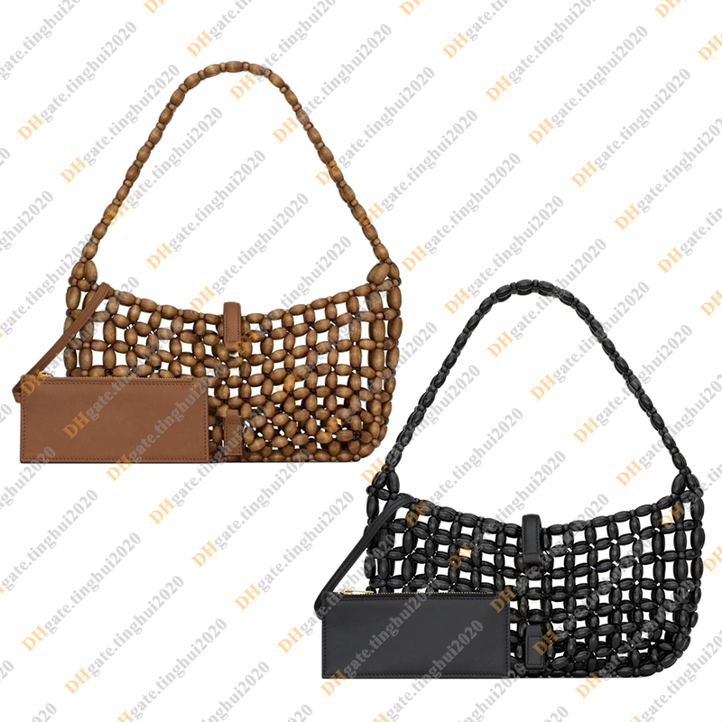 Ladies Fashion Casual Designe Luxury Le 5A 7 Wood Bag Totes Handbag Crossbody Shoulder Bag Top Handbag Bag Underarm Bag TOP Mirror Quality 862997 Po