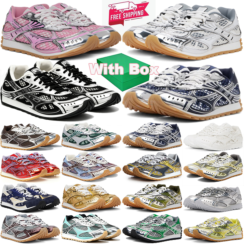 with box designer sneakers bottagas shoes for women mens trainers Sliver White Triple Black Pink Navy luxurys platform sneaker casual free shipping