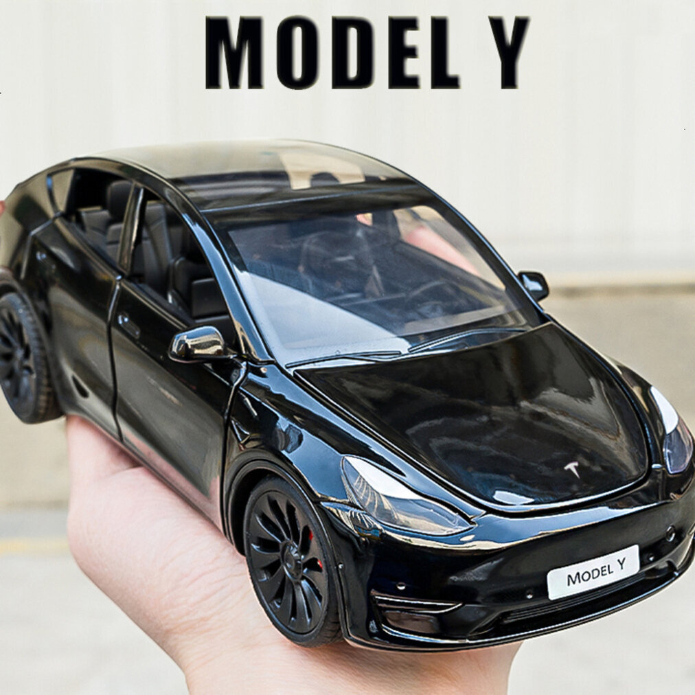 2026 New Diecast Model 1 24 Energy Tesla MODEL Y Mini Alloy Car Diecasts Vehicles Simulation Toy Decoration Kid Christmas Gift T1