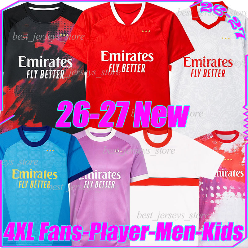 4XL 2026/27 Maillots de football Benficas TRUBIN PAVLIDIS PRESTIANNI RAFA BARREIRO SCHJELDERUP LUKEBAKIO J.DURAN LENGLET KAMINSKI hommes kits enf