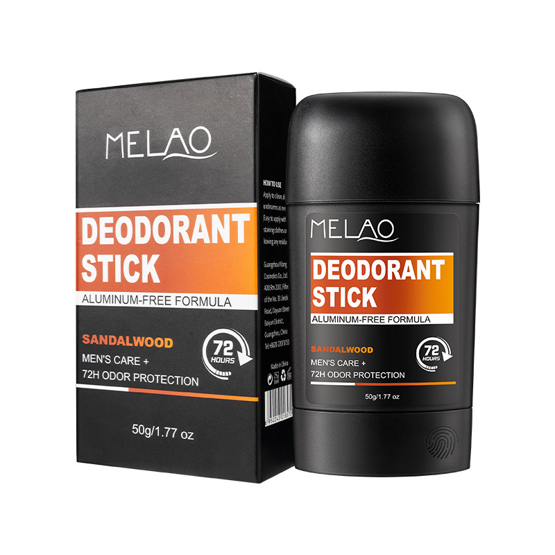 Stick déodorant pour hommes 50g, fraîcheur longue durée, déodorant Non collant pour hommes, bergamote, bois de santal, parfums d'agrumes, vente e