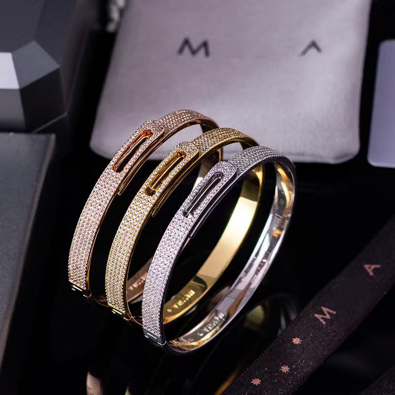 Marque M Bracelet femmes Bracelet de créateur de haute qualité en or 18 carats diamant Bracelet à breloques bijoux de luxe cadeau