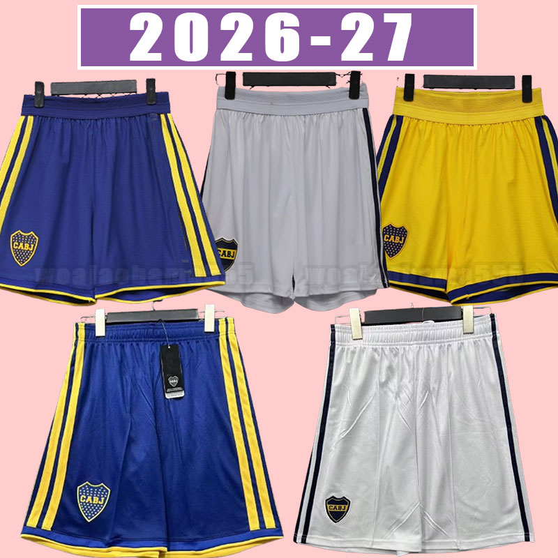 CAVANI Boca Juniors Soccer Shorts 2026 2027 MARADONA BENEDETTO MARCOS ROJO CARLITOS DE ROSSI TEVEZ SALVIO BARCO JANSON MEDINA football pants men