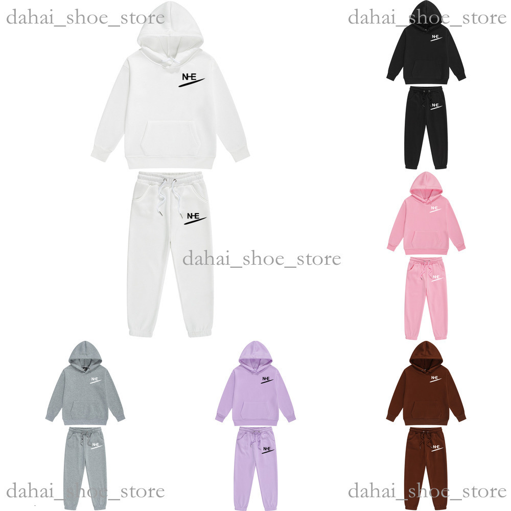 Correct brand leisure suit Autumn Winter Long Sleeve Boys Girls Hoodie Children Hooded Sweatshirt Two Piece Fashion Designer Kids Set 2026 New Set