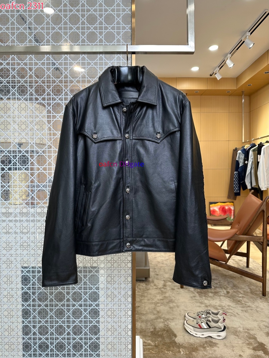 Designer men's jacket luxury letter long sleeved clothing fashion men's coat windbreaker pilot coat sports outdoor jacket CHROME Cross Ski