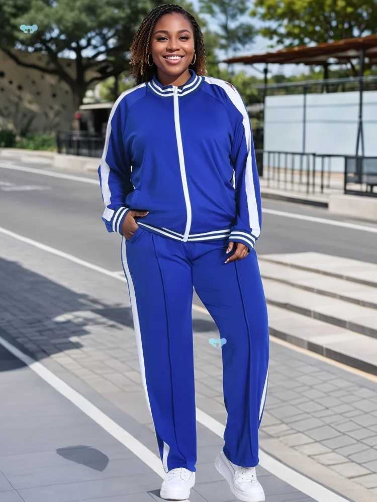 Women's Two Piece Pants Wmstar Women Track Suit 2 Piece Sets Plus Size Jogging Long Sleeved Shirts Pants Casual Sporty Matching Sweatsuit H2610