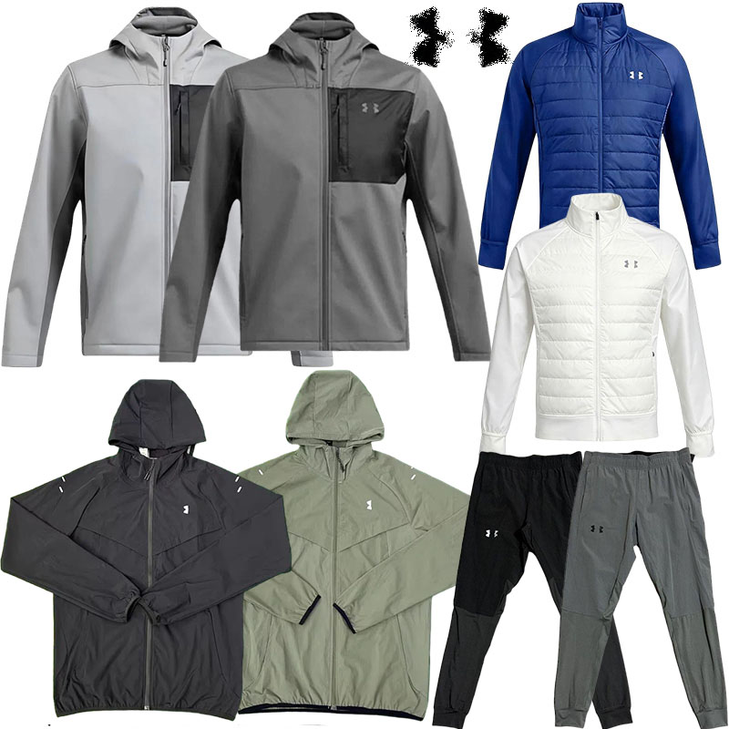 UAunderr amourr Tracksuit Designer Jacket Men Tracksuits Running Pantalon Running Miller Sports Wear Jacket Survetement Homme Breathable Tracksuit