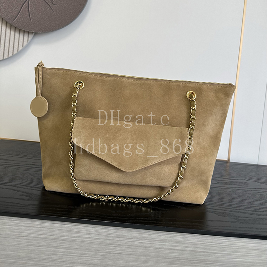 Master quality Shopping bag Designer Shoulder bag Luxury Suede Calfskin Tote Handbag Fashion Hobo Bag 32cm with Box X002B