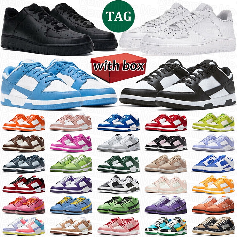 avec boîte designer panda chaussures de course hommes femmes baskets triple rose gris noir blanc femmes hommes formateurs coureurs de sport
