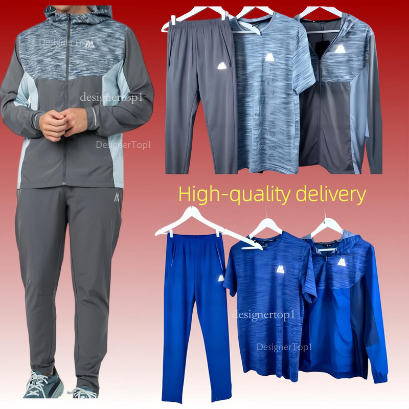 montirexs tracksuit AAA+ monterex tracksuit kid tech 3-piece set Mens tracksuit sports fiess suits running shirts shorts sportswear gym t-shirt swea