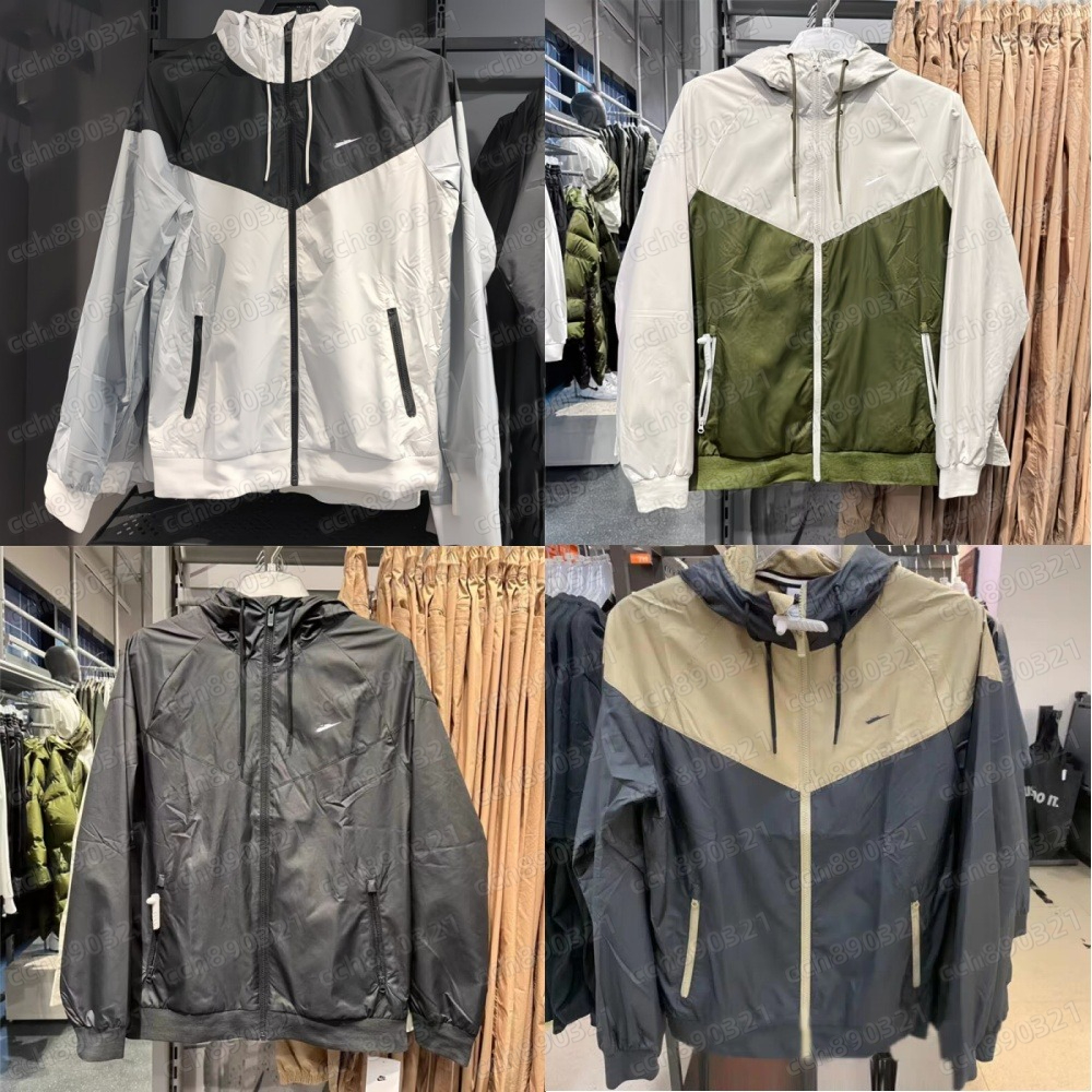 Designer Men's sport casual loose-fitting jacket with hood, sun protection, running woven coat, women's windproof top